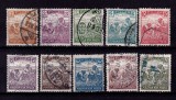 Cumpara ieftin ✅ ( S21 ) Ungaria 1916 " Seceratorii - MAGYAR KIR. POSTA" filigran VII , serie Mi.190/199 , stampilata