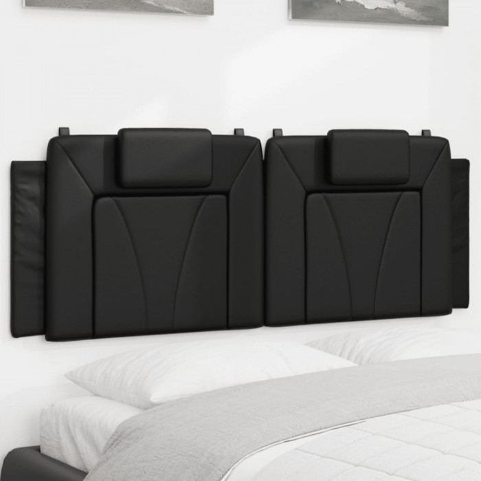 Perna pentru tablie pat, negru, 120 cm, piele artificiala GartenMobel Dekor