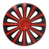 Set capace roti 14 inch Versaco Trend, Rosu si Negru AutoDrive ProParts, Automax