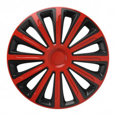 Set capace roti 14 inch Versaco Trend, Rosu si Negru AutoDrive ProParts foto