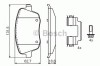 Set placute frana,frana disc SKODA FABIA I (6Y2) (1999 - 2008) BOSCH 0 986 424 829