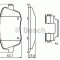 Set placute frana,frana disc SKODA FABIA I (6Y2) (1999 - 2008) BOSCH 0 986 424 829