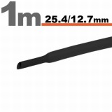 Tub Termocontractibil Negru&bull; 25,4 / 12,7 mm Best CarHome