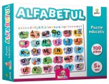 Alfabetul. Puzzle educativ 100 de piese