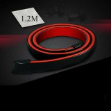 Cumpara ieftin Eleron auto cu lampa stop frana suplimentara pentru autoturisme, 12V, 120cm, Negru