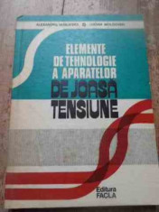 Elemente De Tehnologie A Aparatelor De Joasa Tensiune - Al. Vasilievici L. Moldovan ,527447 foto