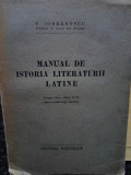 T. Iordănescu - Manual de istoria literaturii latine - Pentru elevii clasei VIII