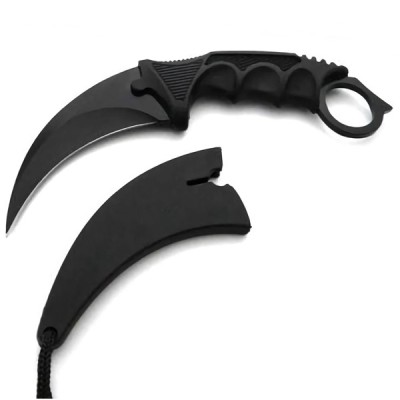Cutit Karambit Night, IdeallStore&amp;reg;, 19 cm, Negru foto