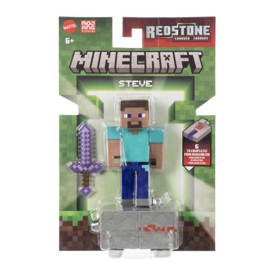 MINECRAFT CRAFT A BLOCK FIGURINA STEVE 8CM foto