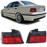 Set de stopuri Rosu Negru Fumat, potrivit pentru BMW Seria 3 E36 Sedan 90-99 Performance AutoTuning