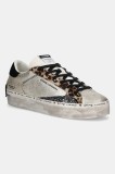 Crime London sneakers din piele DISTRESSED PLATFORM culoarea auriu, 25071AA8