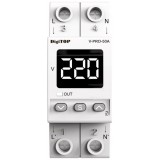 Releu de protectie tensiune monofazat 50A DigiTop V-PRO-50A