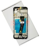 LCD+Touchscreen cu Rama Samsung Galaxy A03s / A037G BLACK 163mm Original Service Pack