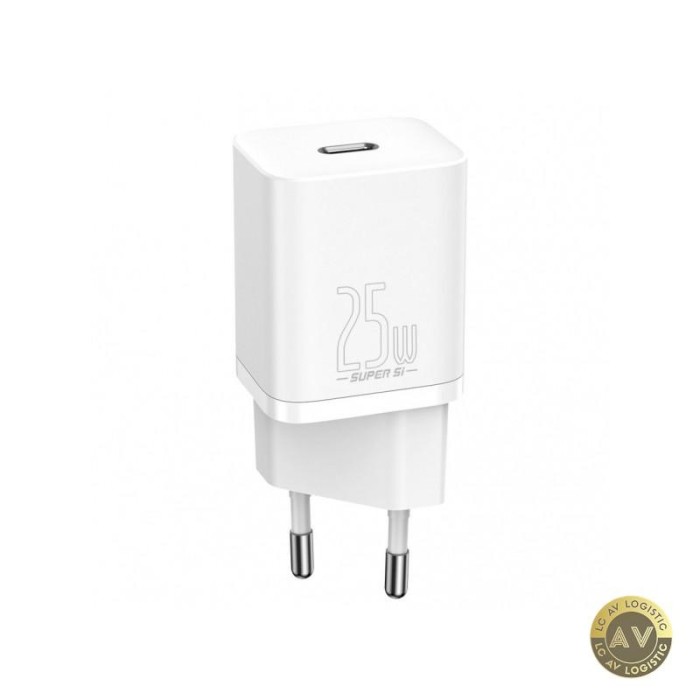 Incarcator Retea Baseus Super Si 25W 3A 1 x USB-C Alb CCSP020102