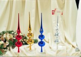 Varf de brad 45cm metalizat rosu, ARBLOOM
