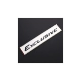 Emblema &quot;EXCLUSIVE &quot; culoare Crom Cod: JS-09 Automotive TrustedCars