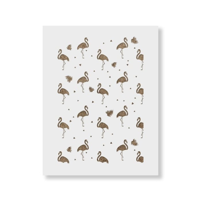 Sablon 900x600x0.7mm Flamingo Refolosibil, model MXSP7030