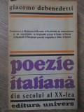 POEZIE ITALIANA DIN SECOLUL AL XX-LEA-GIACOMO DEBENEDETTI