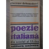 POEZIE ITALIANA DIN SECOLUL AL XX-LEA-GIACOMO DEBENEDETTI-284378