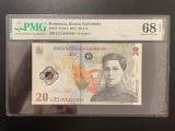 Romania 20 lei 2021 pick 119Aa grad 68 pmg