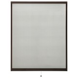 Cumpara ieftin Plasă insecte pentru ferestre tip rulou, maro, 150x170 cm