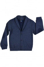 Cardigan maneca lunga pentru baieti GT GT-6173-3, Bleumarin foto