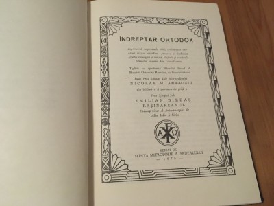 INDREPTAR ORTODOX- RUGACIUNI/ SF. LITURGHIE/ VIETILE SF. ROMANI DIN TRANSILVANIA foto