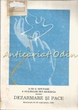 Cumpara ieftin Pentru Dezarmare si Pace, Adunarea Cultelor din Romania, Bucuresti, 1986, Editura Institutului Biblic, Carte Religioasa