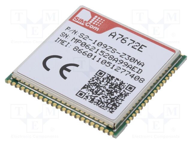 SIMCOM Modul LTE 10Mbps/5Mbps SMD 24x24x5mm