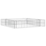 Cumpara ieftin Strat inaltat de gabion, 100x100x20 cm, otel galvanizat