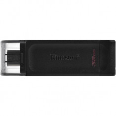 Memorie USB Kingston Type-C DataTraveler 70 32GB USB 3.2 Black foto