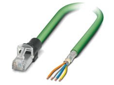 Patch cord SF/UTP 5 litat Cu cositorit PVC verde 0,5m 22AWG PHOENIX CONTACT