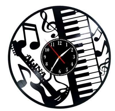 CLAPE SI NOTE-ceas de perete (personalizabil) foto