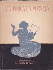 TALMACIRI DE LUCIAN BLAGA - DIN LIRICA UNIVERSALA ( ILUSTRATII A. DEMIAN ) foto