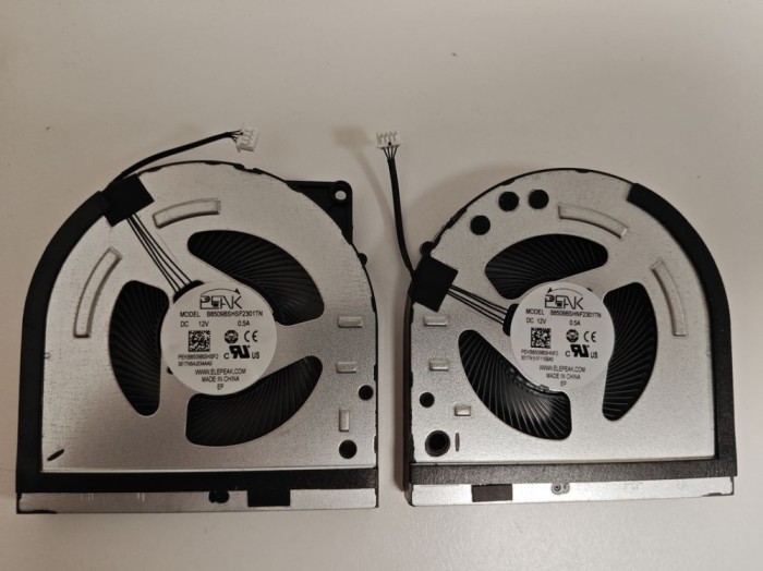 Set coolere compatibile Laptop, 5H40S20999, 5H40S21000, 5H40S21001, 5H40S21053, BN8508S2H-001P, BN8508S2H-002P, B8509BSHNF2301TN, B8509BSHSF2301TN, 12