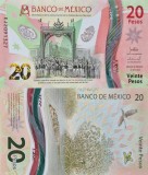 MEXIC 20 pesos 2024 polymer COMEMORATIVA UNC!!!
