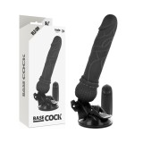 Basecock-Vibrator Realist din TPE cu Telecomandă 19.5 cm