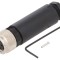 Conector M8 mamă 3 pini drept