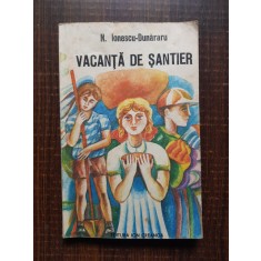 Nicolae Ionescu Dunararu - Vacanta de santier