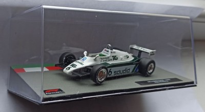Macheta Williams FW08 Keke Rosberg Campion Formula 1 1982 - Altaya F1 1/43 foto
