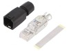 Mufă RJ45 8P8C Cat5 Aurit IDC 26-23AWG