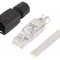 Mufă RJ45 8P8C Cat5 Aurit IDC 26-23AWG