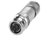 Conector M12, mufă, 5 pini