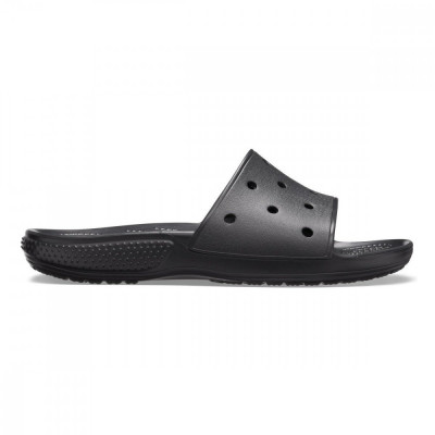 Papuci Classic Crocs Slide Iconic Crocs Comfort Negru - Black foto