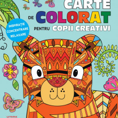 Carte de colorat pentru copii creativi