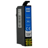 Cartus Epson 604XL Cyan Compatibil pentru Imprimante Expression Home XP, WorkForce WF