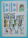 TIMBRE ROMANIA LOT SPORT 1974- 2014 8 SERII COMPLETE MNH -( vezi descriere), Nestampilat