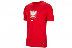 Tricou Nike Poland Evergreen Crest Tee CU9191-611 ro?u foto