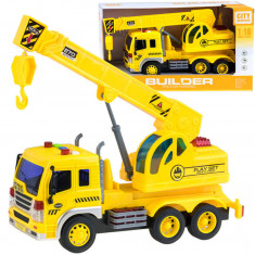 Auto Crane vehicule de construcție vehicule de construcții de lumină sunet ZA2203