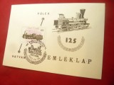 Carton FDC -Locomotiva si stampila speciala Ungaria 1992